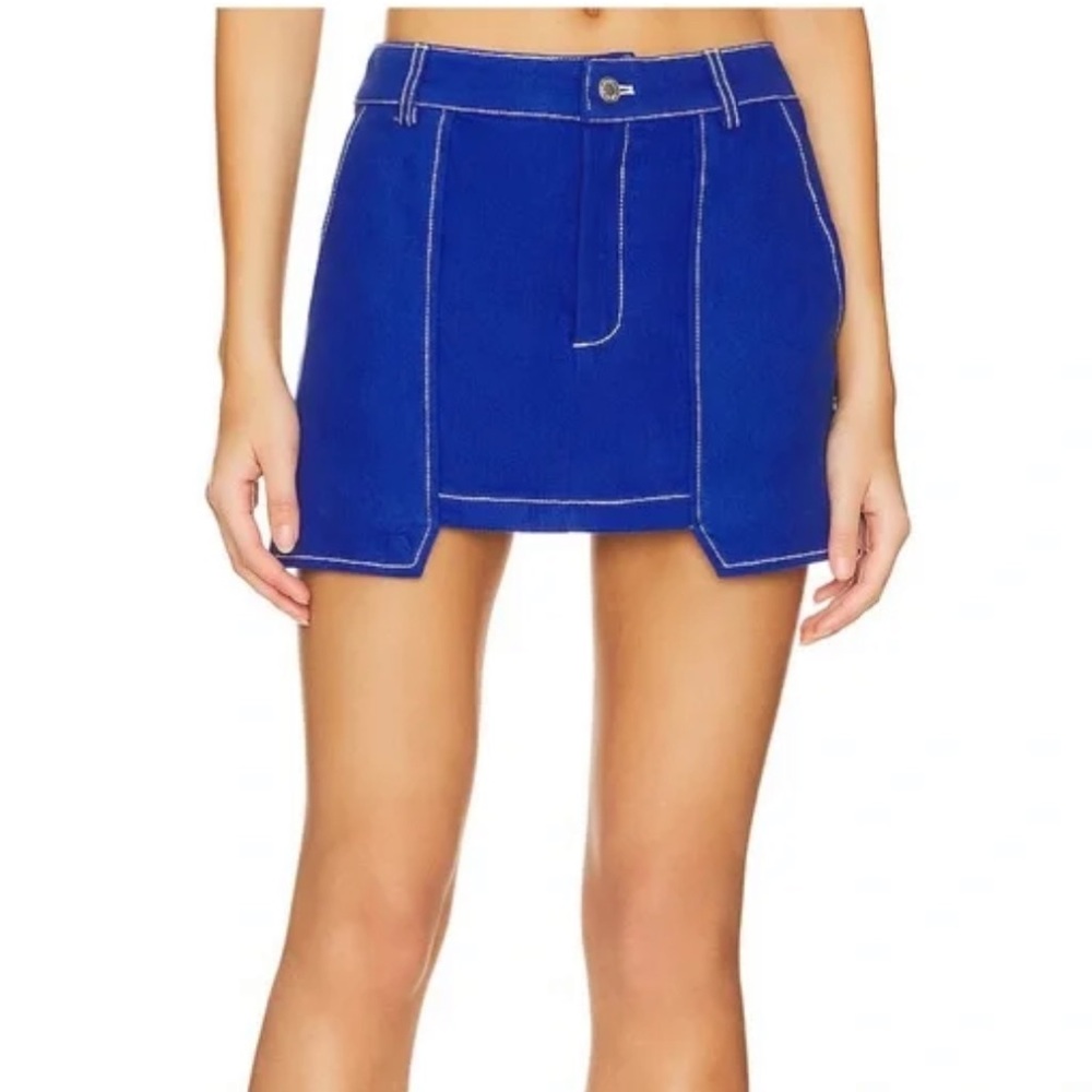 Cooper Mini Skirt Blue
